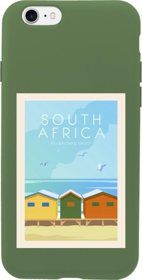 İphone 8 South Africa Tasarımlı Haki Telefon Kılıfı