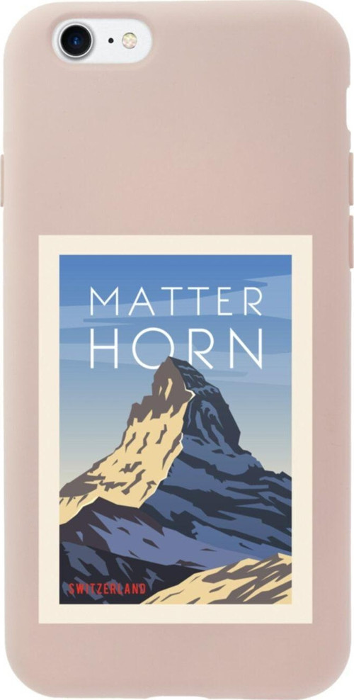 İphone 7 Matter Horn Tasarımlı Pembe Telefon Kılıfı