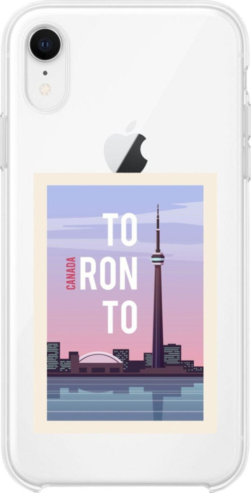İphone Xr Canada Toronto Şeffaf Telefon Kılıfı
