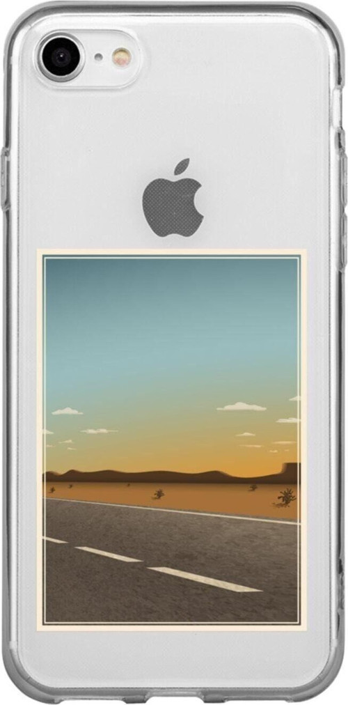 İphone Se Road Şeffaf Telefon Kılıfı