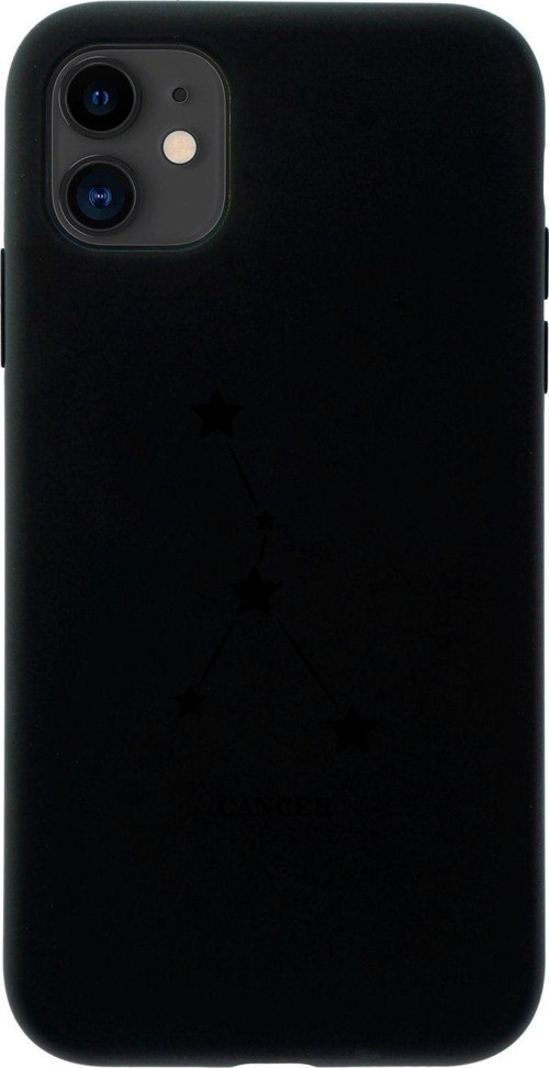 Iphone 11 Yengeç Yıldız Tasarımlı Siyah Telefon Kılıfı