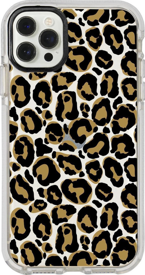 Iphone 12 Pro Max Leopar Desenli Candy Bumper Silikonlu Telefon Kılıfı