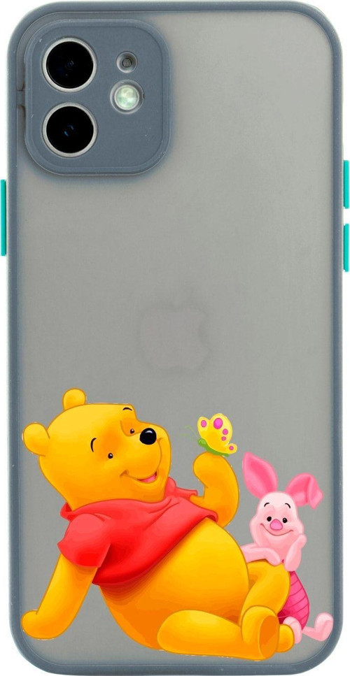 Iphone 11 Uyumlu Kamera Lens Korumalı Pooh Desenli Hri Telefon Kılıfı