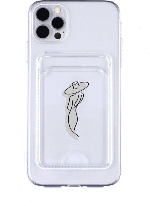 Iphone 11 Pro Uyumlu Madame Desenli Şeffaf Kamera Korumalı Ve Kartlıklı Telefon Kılıfı