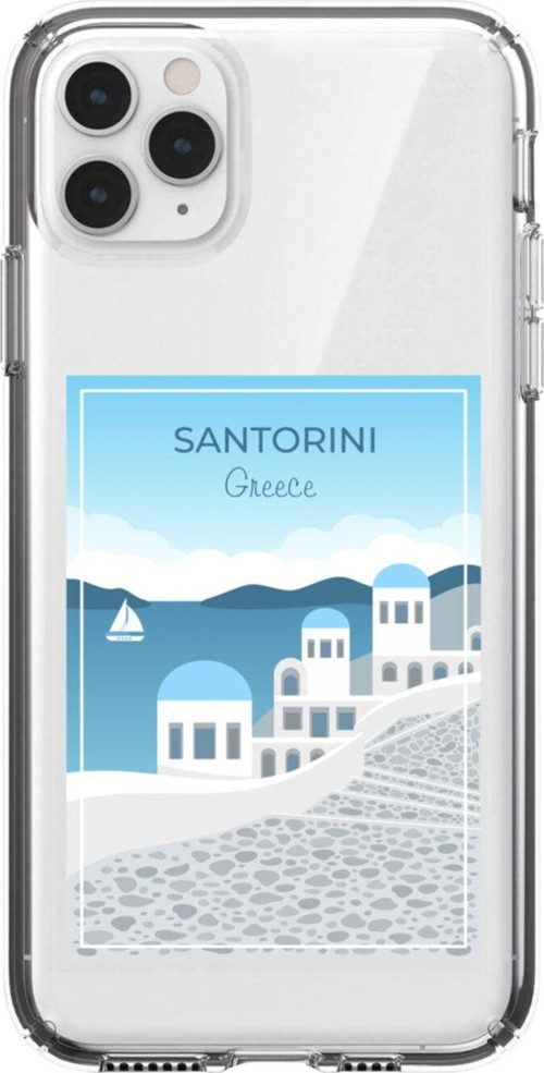 Iphone 11 Pro Santorini Şeffaf Telefon Kılıfı