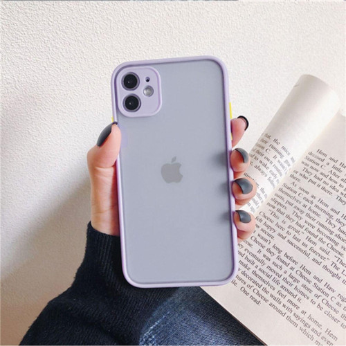 Iphone 11 Uyumlu Lüx Kamera Lens Korumalı Art 5 Lila Telefon Kılıfı