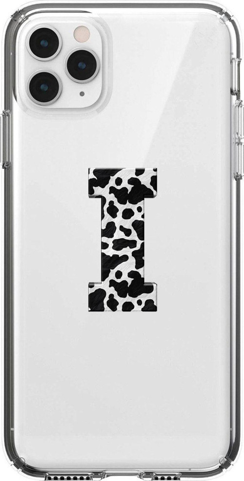 Iphone 11 Pro Max I Harfi Desenli Şeffaf Telefon Kılıfı