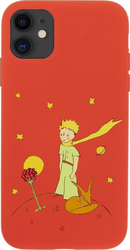 Iphone 11 Le Petit Prince Tasarımlı Kırmızı Telefon Kılıfı