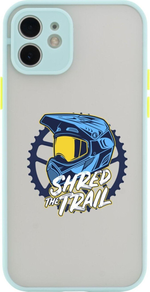 Iphone 11 Lüx Kamera Lens Korumalı Shred The Trail Su Yeşili Telefon Kılıfı