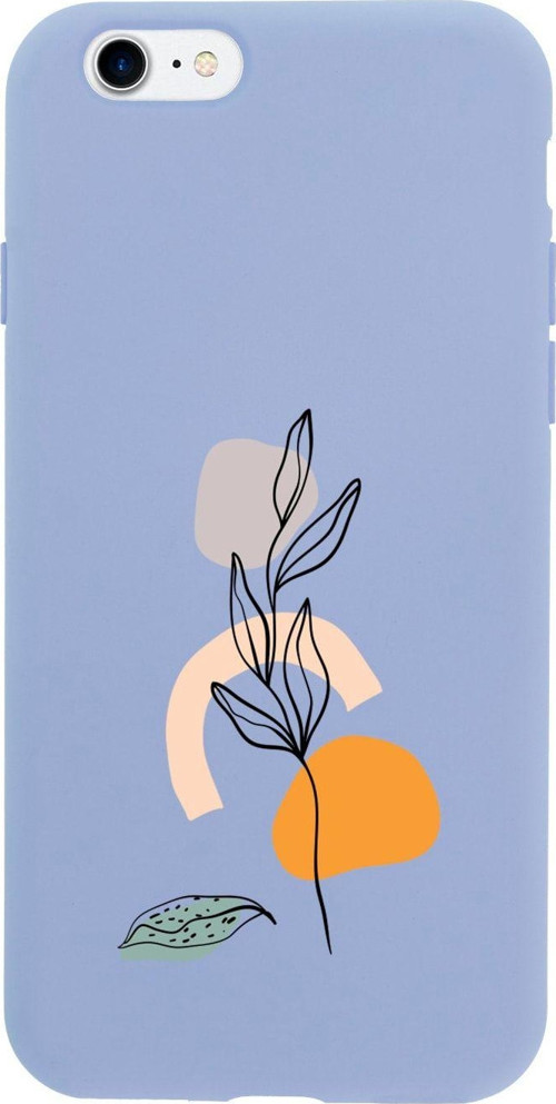 İphone 7 Flowers Tasarımlı Lila Telefon Kılıfı