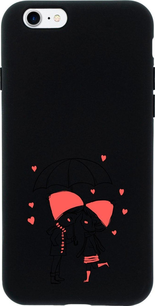 İphone 8 Couple Tasarımlı Haki Telefon Kılıfı