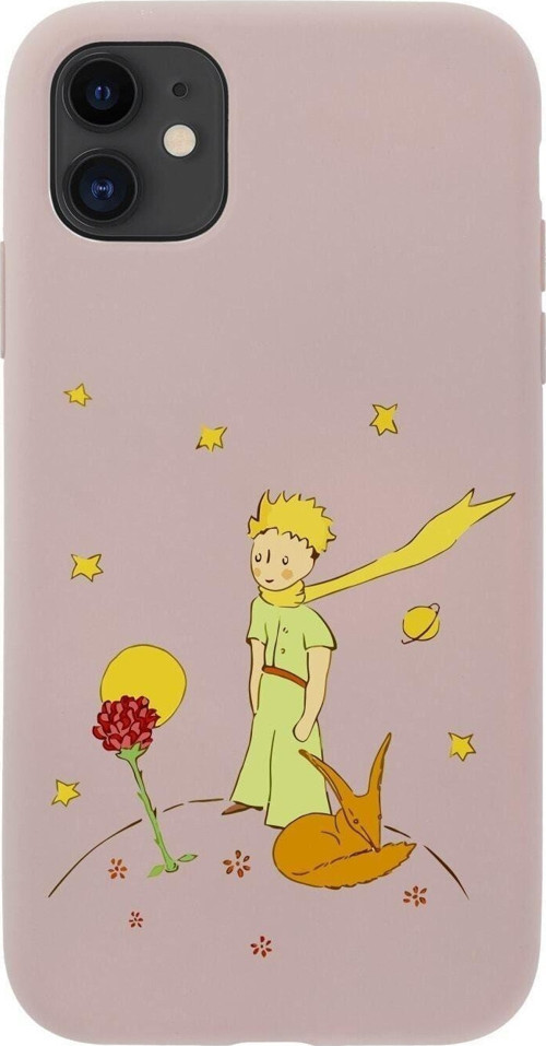 Iphone 11 Le Petit Prince Tasarımlı Pembe Telefon Kılıfı