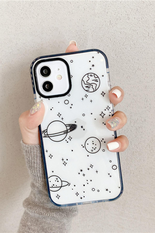 Iphone 11 Galaxy Desenli Candy Bumper Silikonlu Telefon Kılıfı