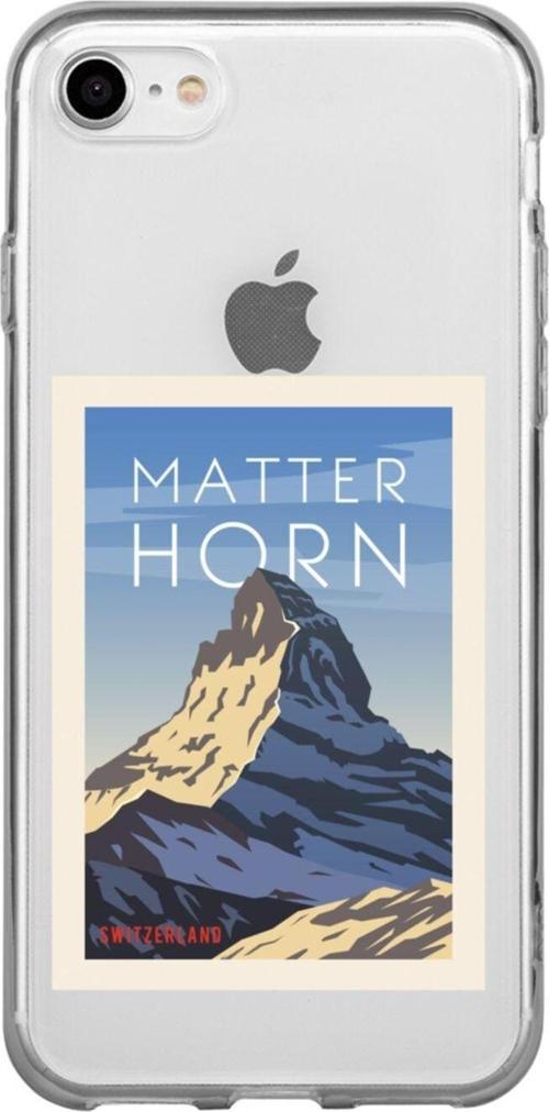 İphone Se Mattern Horn Şeffaf Telefon Kılıfı