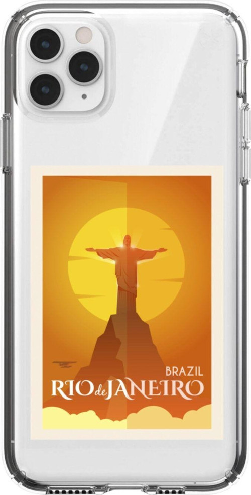 Iphone 11 Pro Brazil Rio Jenario Şeffaf Telefon Kılıfı