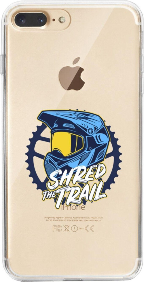 İphone 7 Plus Shred The Trail Şeffaf Telefon Kılıfı