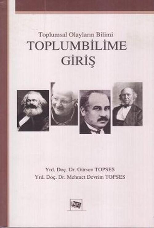 Anı Yayıncılık Toplumbilime Giriş