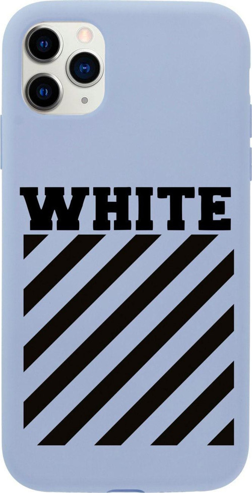 Iphone 11 Pro White Tasarımlı Lila Telefon Kılıfı