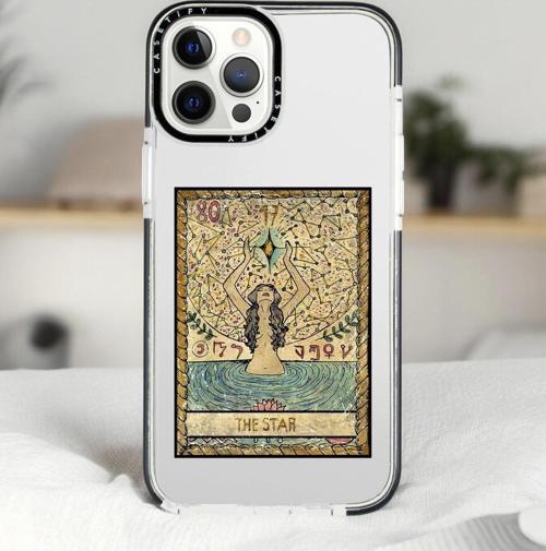 İphone 14 Pro The Star Desenli Casetify Darbe Emci Silikonlu Telefon Kılıfı