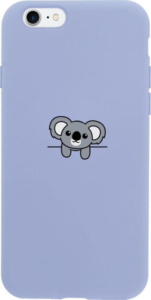 İphone 8 Koala Tasarımlı Lila Telefon Kılıfı