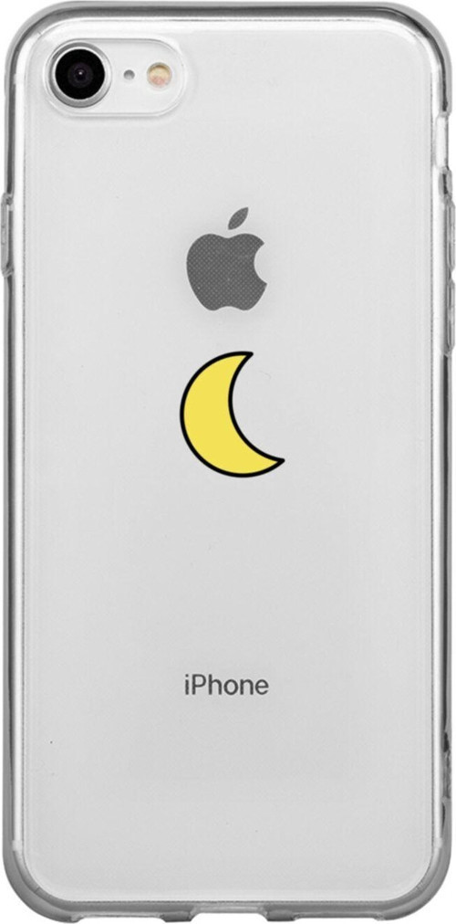 İphone Se Moon Slience Şeffaf Telefon Kılıfı