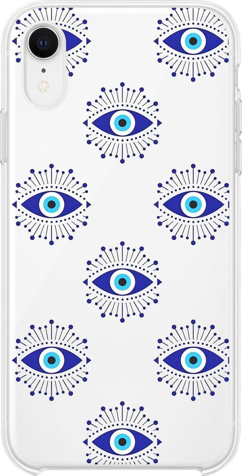 İphone Xr Uyumlu Mystic Aura Desenli Premium Şeffaf Silikon Kılıf