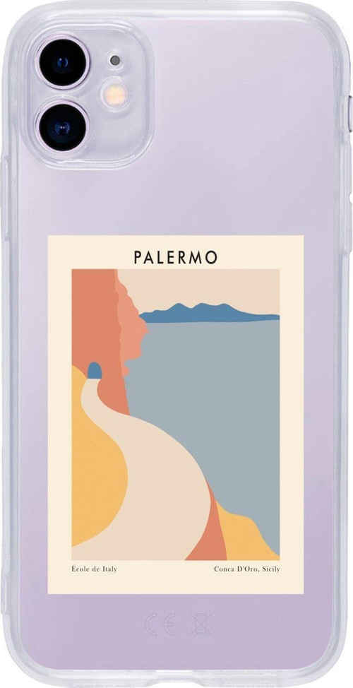 Iphone 11 Uyumlu Palermo Desenli Premium Silikon Kılıf