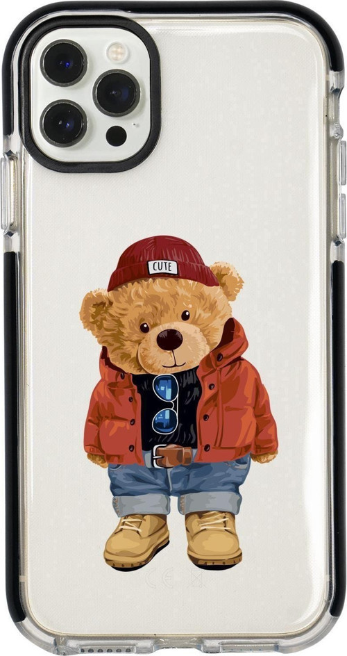 Iphone 12 Pro Teddy Bear Candy Bumper Silikonlu Telefon Kılıfı