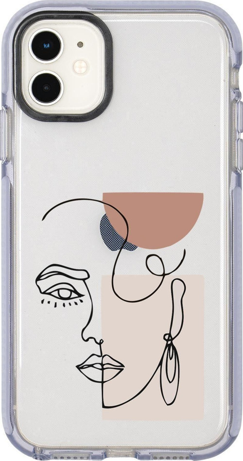 Iphone 11 Women Art Desenli Candy Bumper Silikonlu Telefon Kılıfı