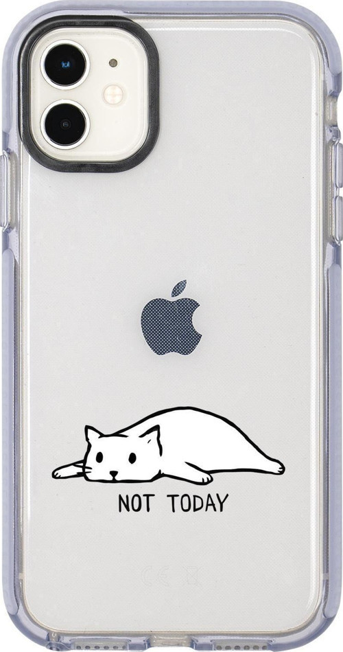 Iphone 11 Not Today Desenli Candy Bumper Silikonlu Telefon Kılıfı