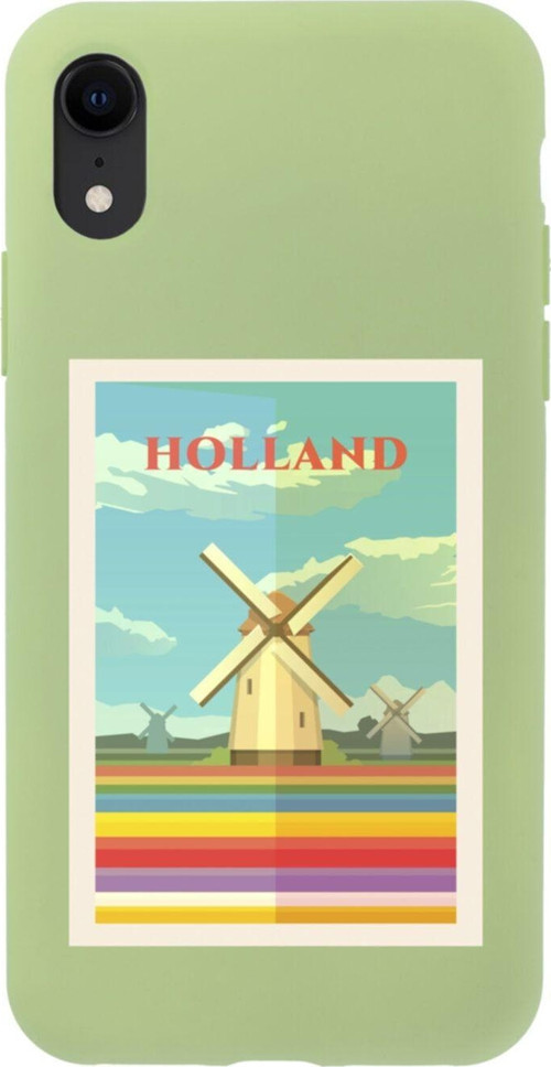 İphone Xr Holland Tasarımlı Yeşil Telefon Kılıfı