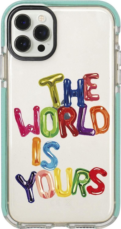 Iphone 12 Pro Max The World Is Yours Candy Bumper Silikonlu Telefon Kılıfı