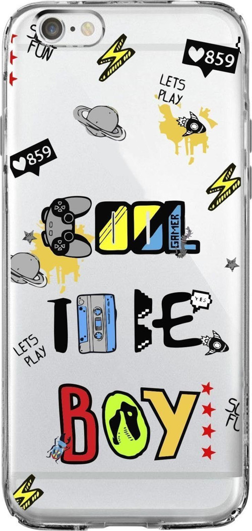 İphone 6S Cool It Be Boy Premium Şeffaf Silikon Kılıf