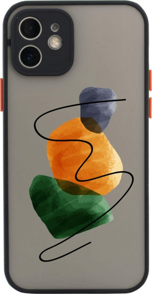 Iphone 11 Uyumlu Lüx Kamera Lens Korumalı Art 3 Siyah Telefon Kılıfı