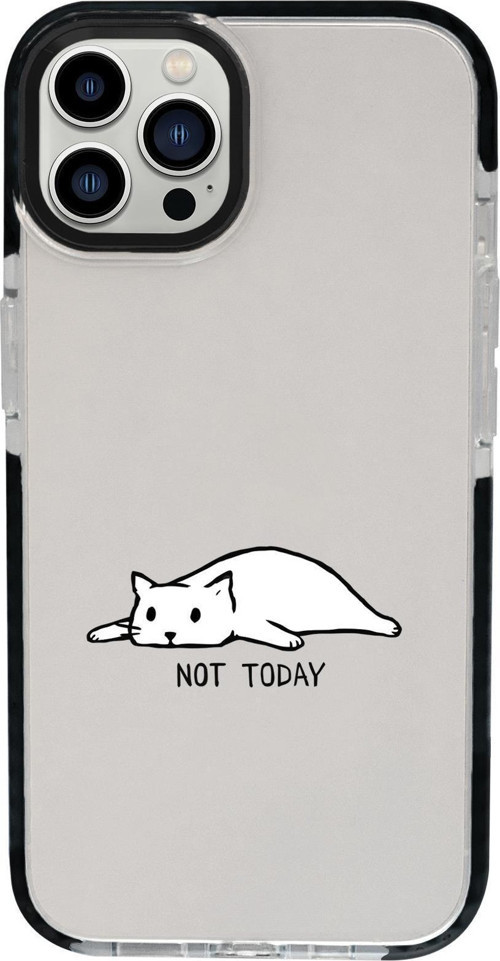 İphone 15 Pro Uyumlu Not Today Desenli Candy Bumper Darbe Emci Silikonlu Telefon Kılıfı