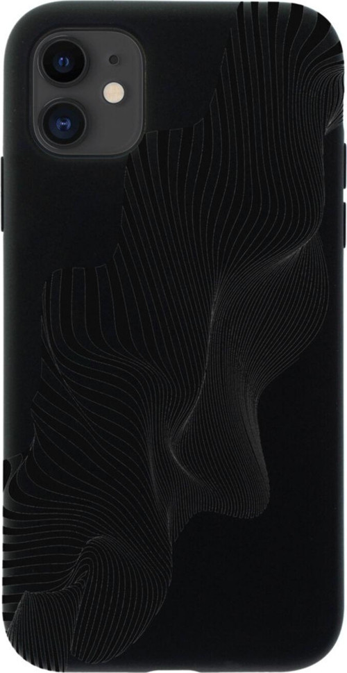 Iphone 11 Local Zebra Tasarımlı Siyah Telefon Kılıfı