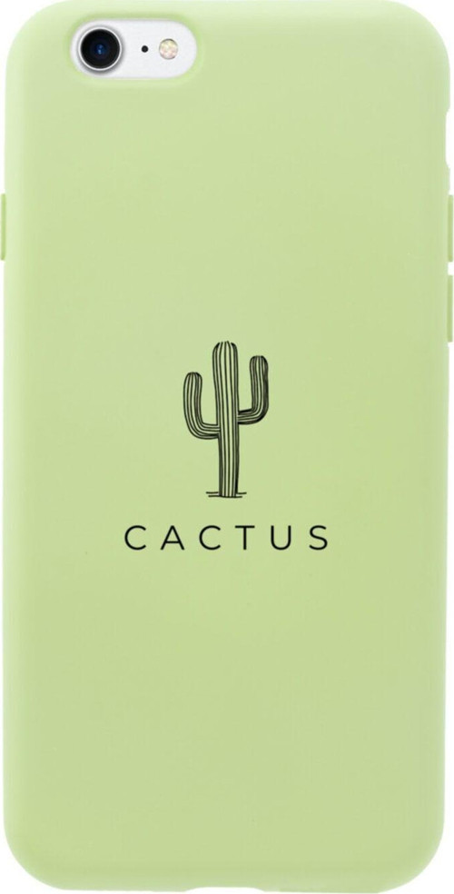 İphone 7 Cactus Tasarımlı Yeşil Telefon Kılıfı