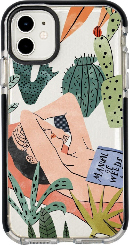 İphone 12 Manual Of Weeds Candy Bumper Silikonlu Telefon Kılıfı