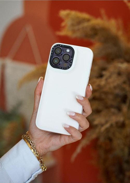 İphone 14 Pro Uyumlu Fluffy Silikonlu Yumuşak Kılıf Mchzr