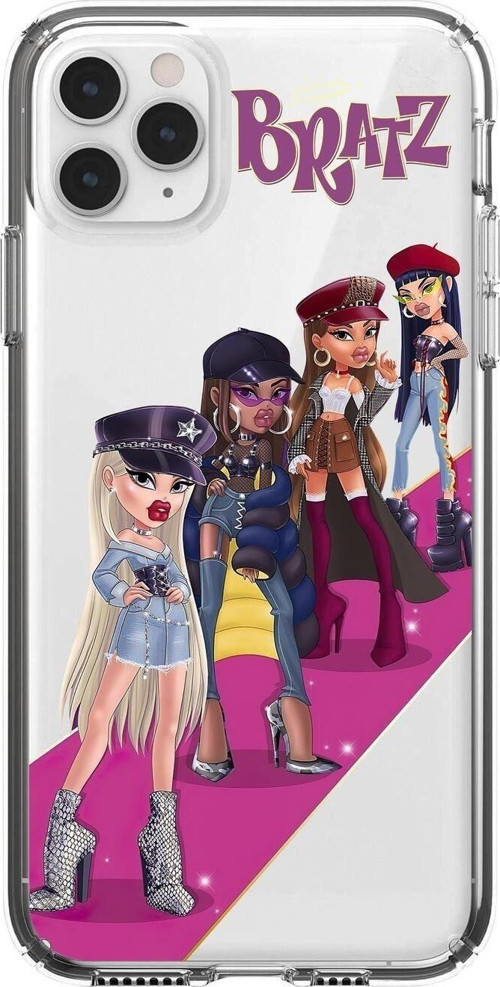 İphone 11 Pro Max Uyumlu Bratz Tasarımlı Şeffaf Telefon Kılıfı