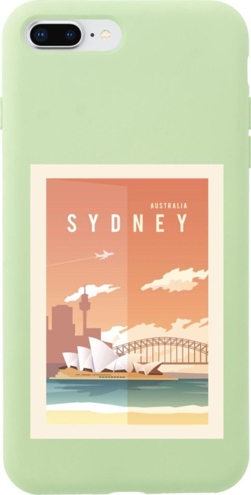 İphone 7 Plus Sydney Tasarımlı Yeşil Telefon Kılıfı