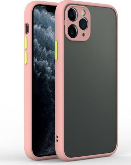 İphone 14 Pro Uyumlu Kamera Korumalı Buzlu Şeffaf Lüx Telefon Kılıfı Mchzr