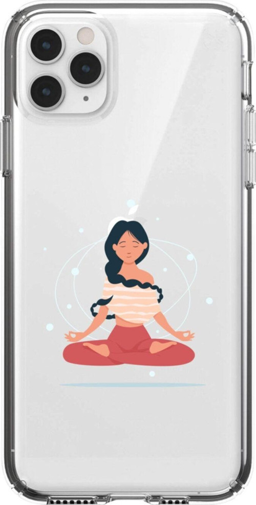 Iphone 11 Pro Medidation Şeffaf Telefon Kılıfı