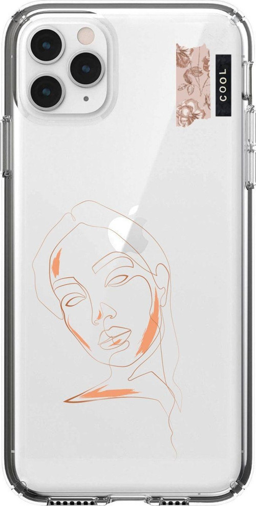Iphone 11 Pro Max Cool Art Desenli Şeffaf Telefon Kılıfı