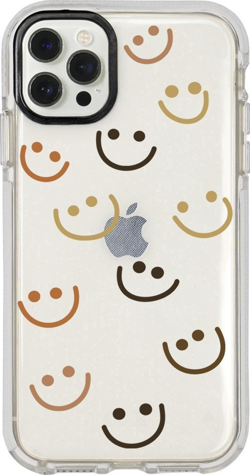 Iphone 12 Pro Smile Desenli Candy Bumper Silikonlu Telefon Kılıfı