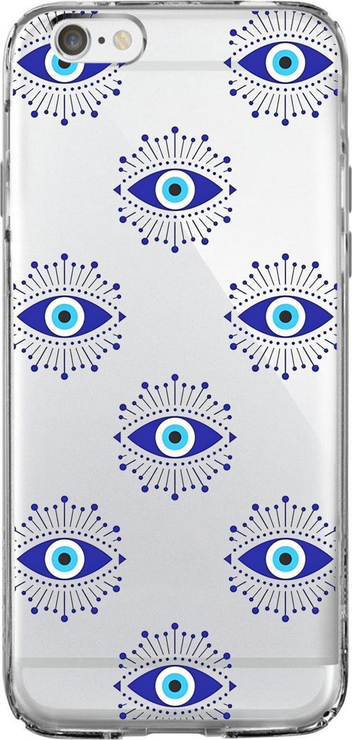 İphone 6 Uyumlu Mystic Aura Desenli Premium Şeffaf Silikon Kılıf
