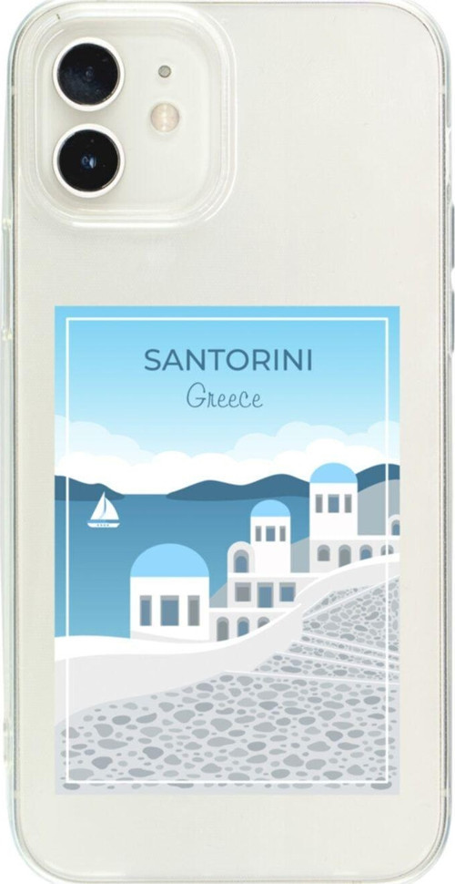 İphone 12 Santorini Şeffaf Telefon Kılıfı
