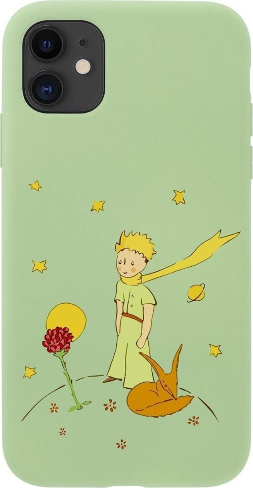 Iphone 11 Le Petit Prince Tasarımlı Yeşil Telefon Kılıfı