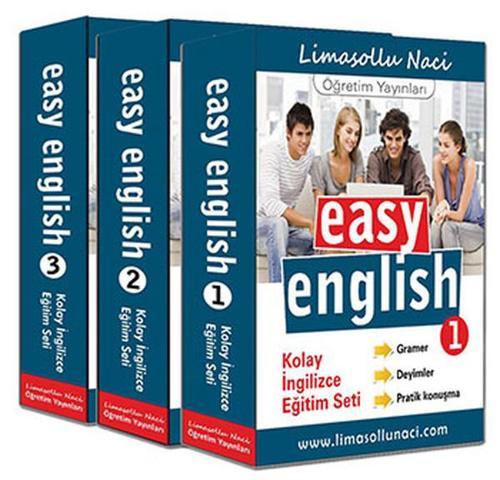 Limasollu Naci Easy English Kolay İngilizce Eğitim Setleri 1.Kur - 2.Kur - 3.Kur Birarada