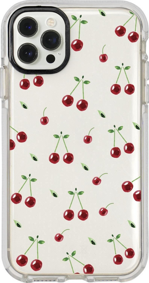 İphone 12 Pro Uyumlu Kiraz Candy Bumper Silikonlu Telefon Kılıfı